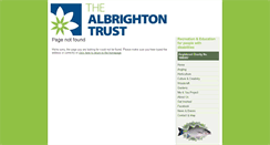 Desktop Screenshot of albrightontrust.org.uk